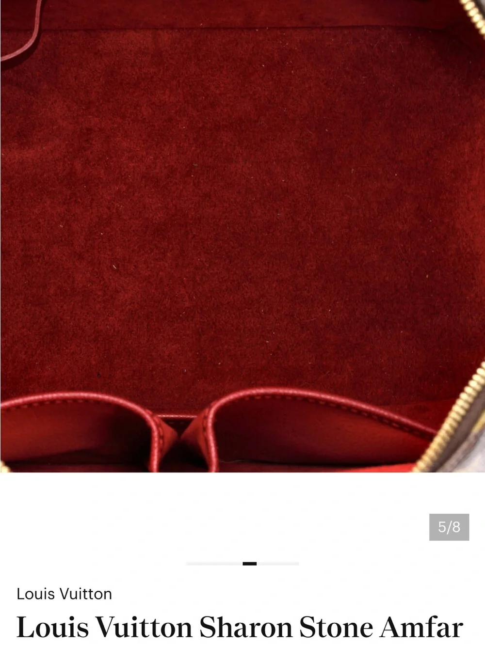 Louis Vuitton Sharon Stone Amfar Monogram Bag